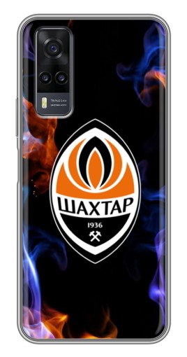 Силиконовый чехол с изображением "Шахтер в огне" для ViVO Y31
