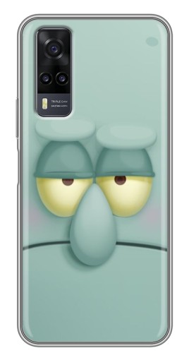 Силиконовый чехол с изображением "Сквидвард" для ViVO Y31