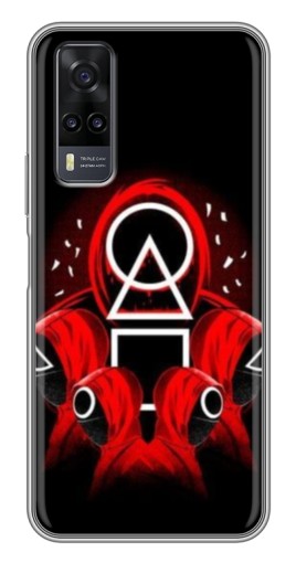Чехол с печатью "Солдаты с игры кальмара" для ViVO Y31