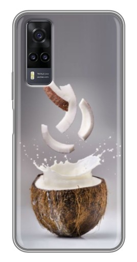 Чехол с картинкой "Стакан кокоса" для ViVO Y31