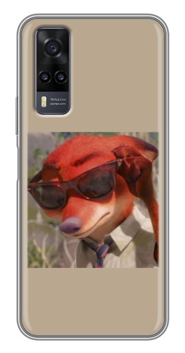 Силиконовый чехол с изображением "Стильный Ник" для ViVO Y31