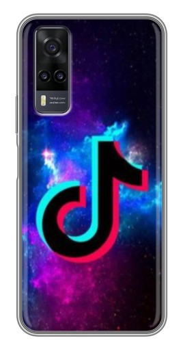 Силиконовый чехол с изображением "ТикТок в космосе" для ViVO Y31