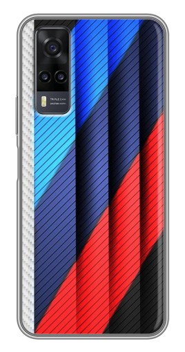 Чехол с печатью "Цвета лого БМВ" для ViVO Y31