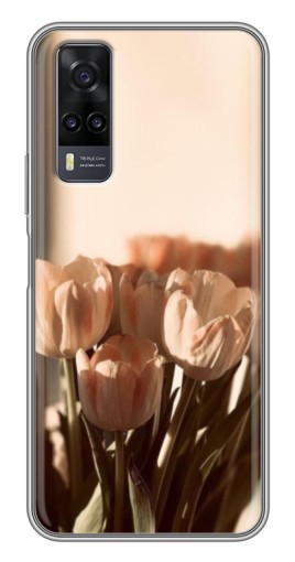 Чехол с принтом "Тюльпаны на солнце" для ViVO Y31