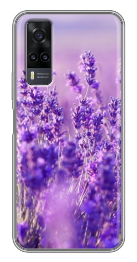 Чехол с печатью "Яркая лаванда" для ViVO Y31