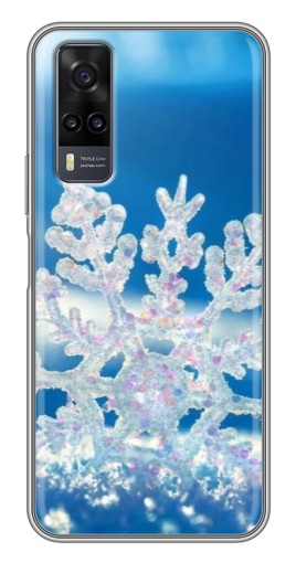 Чехол с принтом "Яркая снежинка" для ViVO Y31