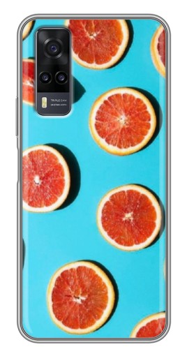 Чехол с принтом "Яркие грейпфруты" для ViVO Y31