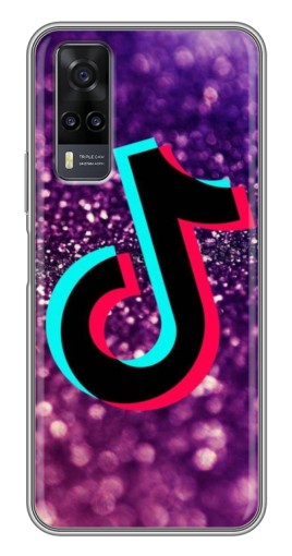 Чехол с печатью "Яркий ТикТок" для ViVO Y31