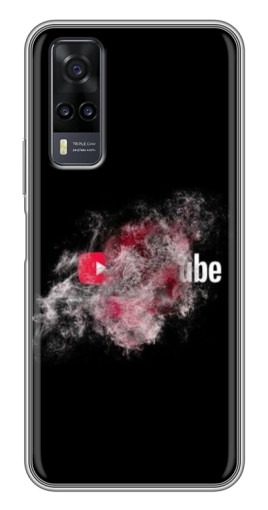 Чехол с печатью "Яркий Ютуб" для ViVO Y31