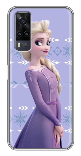 Чехол с принтом "Ельза" для ViVO Y31