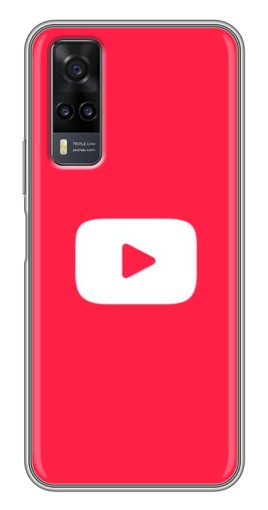 Чехол с принтом "YouTube Кнопка" для ViVO Y31