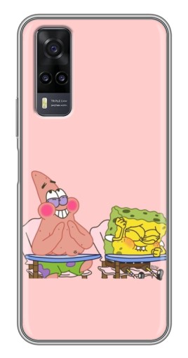 Силиконовый чехол с изображением "За партой" для ViVO Y31