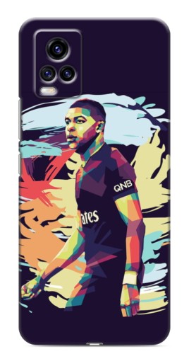 Силиконовый чехол с изображением "ART Mbappe" для ViVO V20