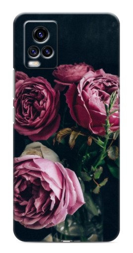Силиконовый чехол с изображением "Букет роз" для ViVO V20