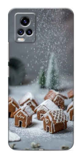 Силиконовый чехол с изображением "Домики из пряников" для ViVO V20