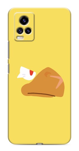 Чехол с принтом "Gold Crow" для ViVO V20