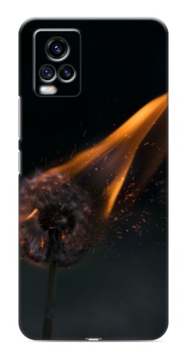 Чехол с картинкой "Горящий одуванчик" для ViVO V20