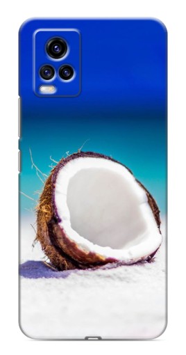 Чехол с принтом "Кокос на пляже" для ViVO V20