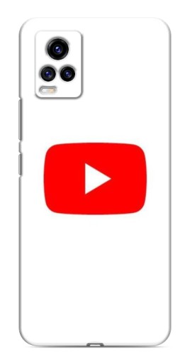 Силиконовый чехол с изображением "Красная кнопка" для ViVO V20