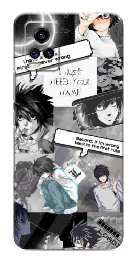 Чехол с картинкой "L - Death note" для ViVO V20