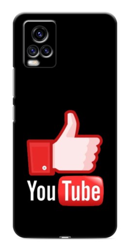 Чехол с картинкой "Лайк YouTube" для ViVO V20