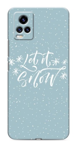 Чехол с принтом "Let it Snow" для ViVO V20
