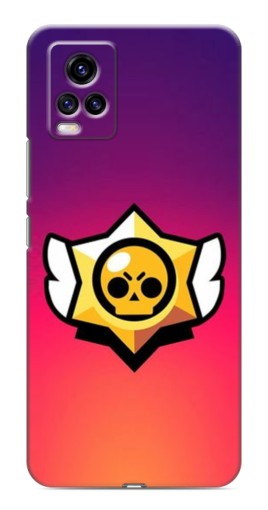 Чехол с картинкой "Логотип Brawl Stars" для ViVO V20