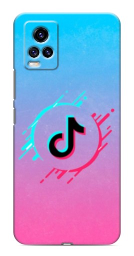 Чехол с принтом "Нота ТикТок" для ViVO V20