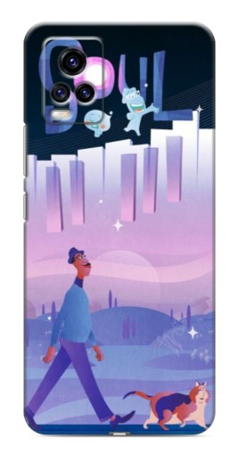Чехол с печатью "Постер к мультику" для ViVO V20