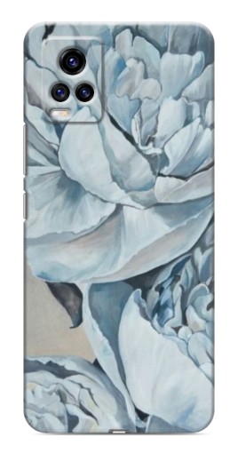 Силиконовый чехол с изображением "Рисунок пионы" для ViVO V20