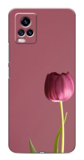 Чехол с печатью "Розовый тюльпан" для ViVO V20