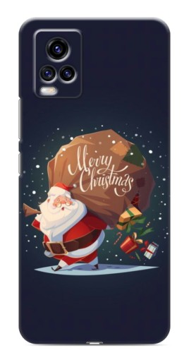 Чехол с картинкой "Санта с подарками" для ViVO V20