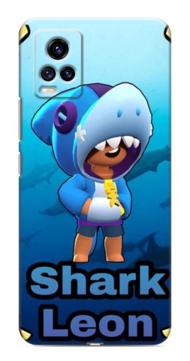 Силиконовый чехол с изображением "Shark Leon" для ViVO V20