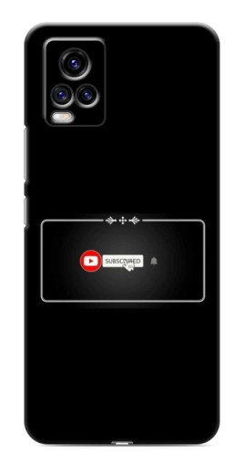 Чехол с принтом "subscribed" для ViVO V20