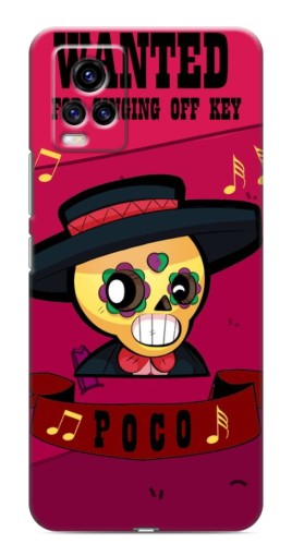 Чехол с картинкой "WANTED POCO" для ViVO V20