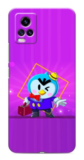 Чехол с печатью "Яркий пингвин" для ViVO V20
