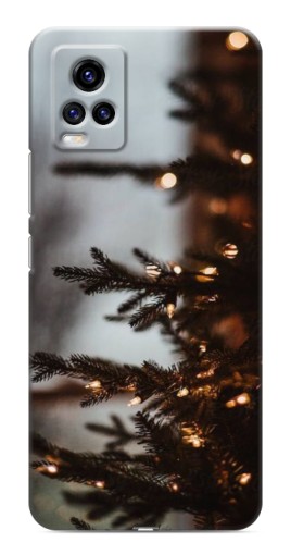 Чехол с печатью "Елка с гирляндой" для ViVO V20