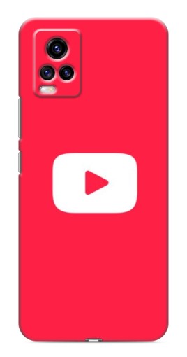 Чехол с печатью "YouTube Кнопка" для ViVO V20