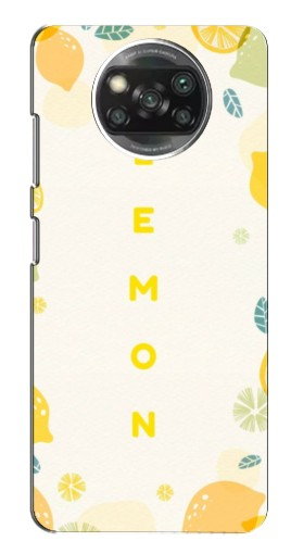 Силиконовый чехол с изображением «Lemon» для Xiaomi POCO X3 Pro