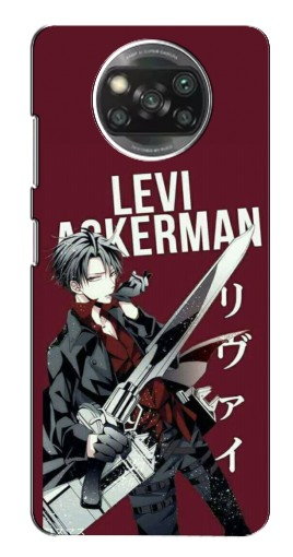 Силиконовый чехол с изображением «levi Ackerman» для Xiaomi POCO X3 Pro