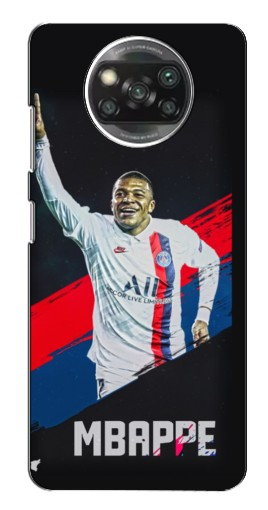 Чехол с принтом «Mbappe в ПСЖ» для Xiaomi POCO X3 Pro