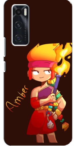 Чехол с печатью "Amber с факелом" для ViVO V20 se