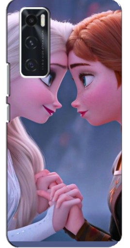 Чехол с печатью "Анна и Ельза" для ViVO V20 se