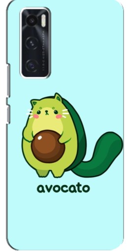 Силиконовый чехол с изображением "Avocato" для ViVO V20 se