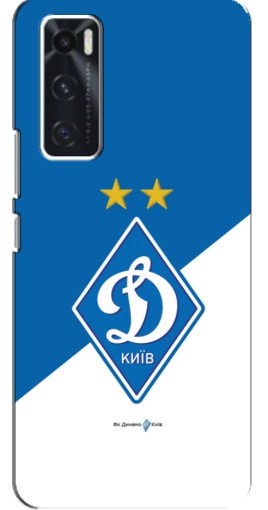Чехол с принтом "Бело-синий Динамо" для ViVO V20 se