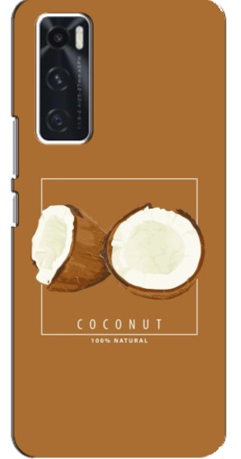 Силиконовый чехол с изображением "Coconut" для ViVO V20 se
