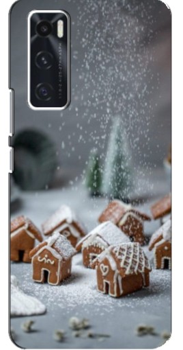 Чехол с картинкой "Домики из пряников" для ViVO V20 se