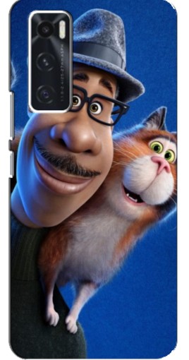 Чехол с картинкой "Джо и кот" для ViVO V20 se