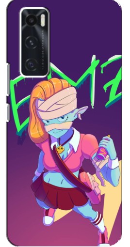 Чехол с печатью "EMZ модная" для ViVO V20 se