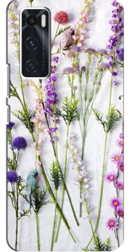 Чехол с принтом "Фон полевых цветов" для ViVO V20 se